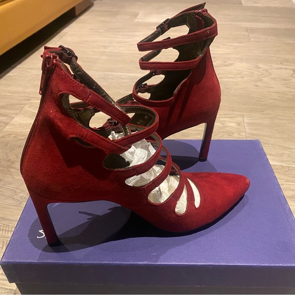 Beautiful SW suede leather pumps. - Picture 4 of 5